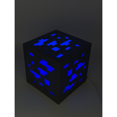 RGB світильник Руда Minecraft (підключення USB, керування - додаток/пульт)