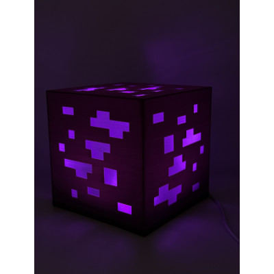 RGB світильник Руда Minecraft (підключення USB, керування - додаток/пульт)