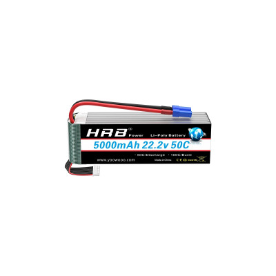 Акумулятор для FPV-дрона HRB_ Lipo 6s 22.2V 5000mAh 50C Battery (Weight 650-700g) (HR-5000MAH-6S-50C-XT60)
