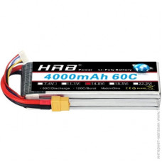 Акумулятор для FPV дрона HRB_ Lipo 6s 22.2V 4000mAh 60C Battery XT60 Plug (HR-4000MAH-6S-60C-XT60)