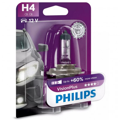Автолампа Philips галогенова 60/55W (12342 VP B1)