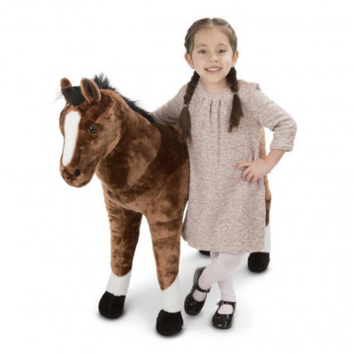 М'яка іграшка Melissa&Doug Гігантська плюшевий кінь, 100 см (MD12105)