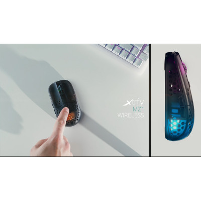Мишка Xtrfy MZ1 RGB Wireless Black (MZ1W-RGB-BLACK)