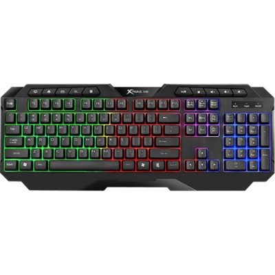 Клавіатура Xtrike ME KB-306 LED USB UA Black (KB-306UA)