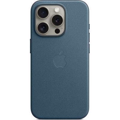 Чохол до мобільного телефона Apple iPhone 15 Pro FineWoven Case with MagSafe Pacific Blue (MT4Q3ZM/A)