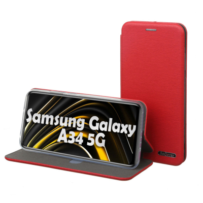 Чохол до мобільного телефона BeCover Exclusive Samsung Galaxy A34 5G SM-A346 Burgundy Red (709031)