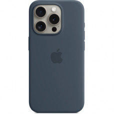 Чохол до мобільного телефона Apple iPhone 15 Pro Silicone Case with MagSafe Storm Blue (MT1D3ZM/A)