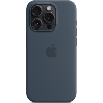 Чохол до мобільного телефона Apple iPhone 15 Pro Silicone Case with MagSafe Storm Blue (MT1D3ZM/A)