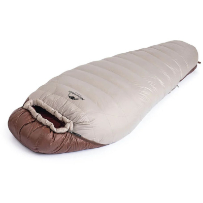 Спальний мішок Naturehike Snowbird NH20YD001 натуральний пух L Brown 720 g (6927595761304)