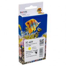 Картридж Barva Canon CLI-42Y (6387B001) 900sh, yellow (IC-42Y)