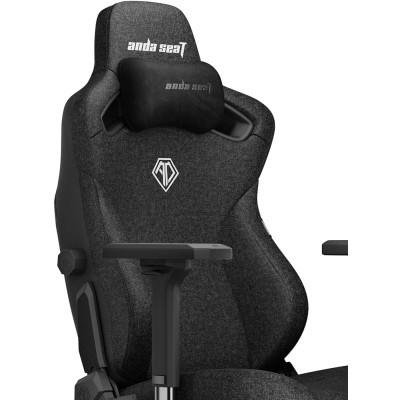 Крісло ігрове Anda Seat Kaiser 3 Fabric Size XL Black (AD12YDC-XL-01-B-CF)