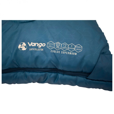 Спальний мішок Vango Evolve Superwarm Double +2C Moroccan Blue Twin (929159)