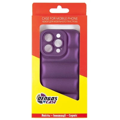 Чохол до мобільного телефона Dengos iPhone 14 Pro Case + Glass (Purple) (DG-KM-80)