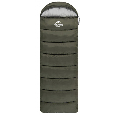 Спальний мішок Naturehike U350 NH20MSD07 Hollow Cotton Left Green (6927595767238-L)