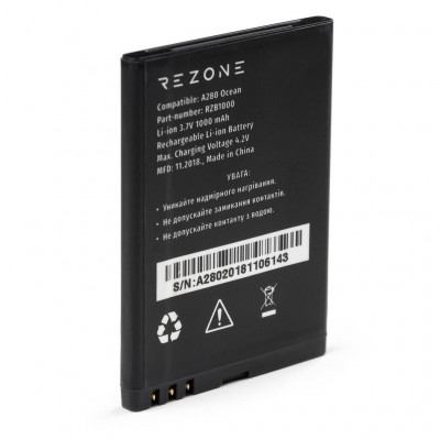 Акумуляторна батарея Rezone for A280 Ocean 1000mah (and all compatible with BL-4D) (BL-4D)