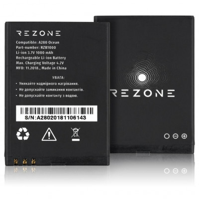 Акумуляторна батарея Rezone for A280 Ocean 1000mah (and all compatible with BL-4D) (BL-4D)
