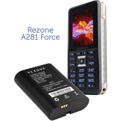 Акумуляторна батарея для телефону Rezone for A281 Force 6000mah (BL-60D)