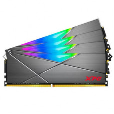 Модуль пам'яті для комп'ютера DDR4 64GB (4x16GB) 3600 MHz XPG Spectrix D50 RGB Tungsten ADATA (AX4U360016G18I-QCTG50)