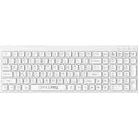 Клавіатура OfficePro SK985W Wireless/Bluetooth White (SK985W)