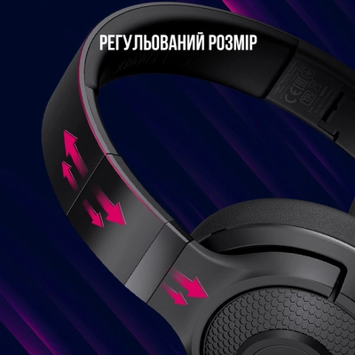 Навушники Lorgar Noah 500 Wireless Gaming Black (LRG-GHS500)