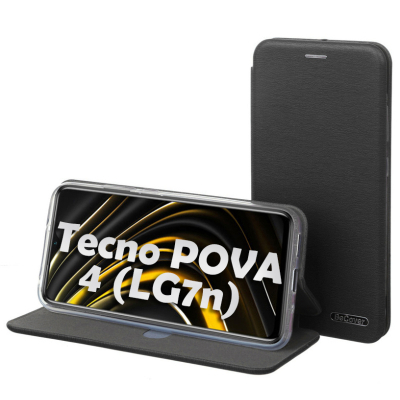 Чохол до мобільного телефона BeCover Exclusive Tecno POVA 4 (LG7n) Black (709045)