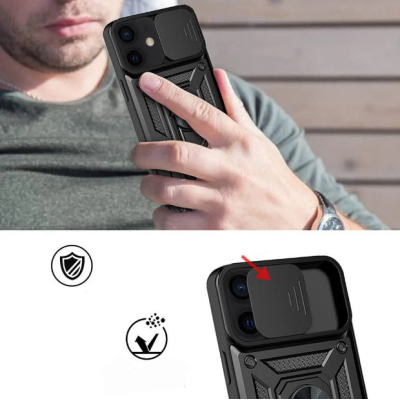 Чохол до мобільного телефона BeCover Military Apple iPhone 11 Black (709949)