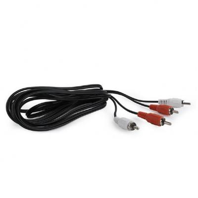 Кабель мультимедійний 2RCA to 2RCA 15.0m Cablexpert (CCA-2R2R-15M)