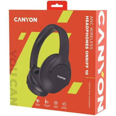 Навушники Canyon OnRiff 10 ANC Bluetooth Black (CNS-CBTHS10BK)