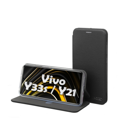 Чохол до мобільного телефона BeCover Exclusive Vivo Y33s / Y21 Black (709076)