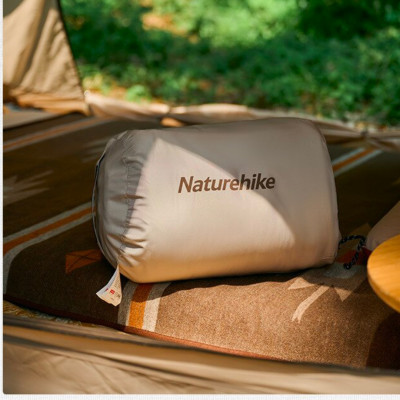 Спальний мішок Naturehike з капюшоном B400 NH21MSD11 Beige (6927595788301)