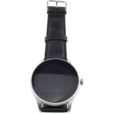 Смарт-годинник UWatch K88H Black Leather Strap (F_59768)