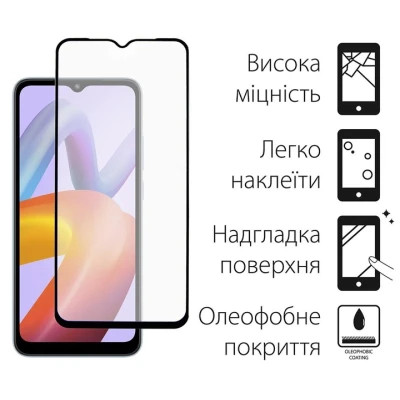 Чохол до мобільного телефона Dengos Xiaomi Redmi A2 Case + Glass (Mint) (DG-KM-82)