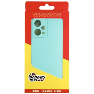 Чохол до мобільного телефона Dengos Xiaomi Redmi Note 12 5G Case + Glass (Ice blue) (DG-KM-84)