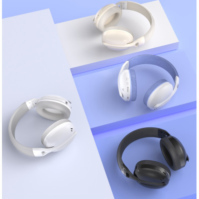 Навушники Aula S6 - 3 in 1 Wired/2.4G Wireless/Bluetooth White (6948391235561)