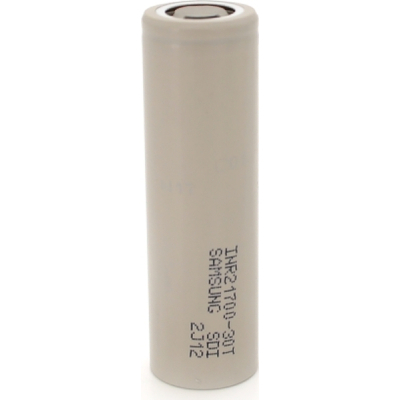 Акумулятор 21700 3000mAh, 7.2(14.4)A, 4.2/3.69/2.5V, Gray Samsung (INR21700(30T) / 28227)