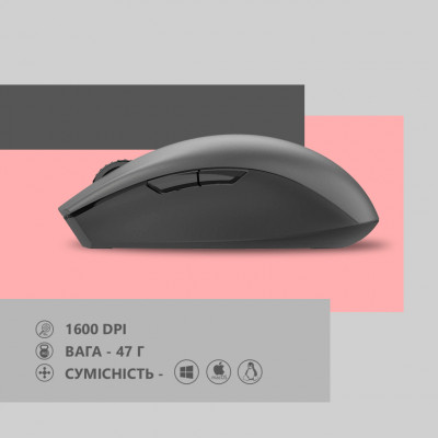 Мишка 2E MF2030 Rechargeable Wireless Grey (2E-MF2030WG)