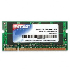 Модуль пам'яті для ноутбука SoDIMM DDR2 2GB 800 MHz Patriot (PSD22G8002S)