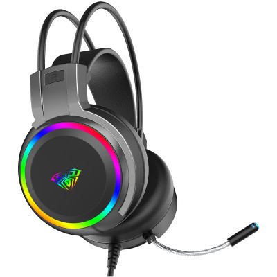 Навушники Aula S608 Wired Gaming Headset 3.5mm*2 + USB Black (6948391235509)