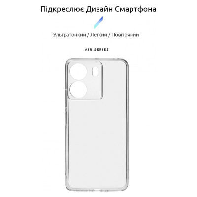 Чохол до мобільного телефона Armorstandart Air Series Xiaomi Redmi 13C / Poco C65 Camera cover Transparent (ARM72531)