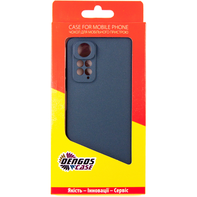 Чохол до мобільного телефона Dengos Carbon Xiaomi Redmi Note 11 (blue) (DG-TPU-CRBN-153)