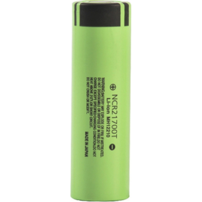 Акумулятор 21700 5000mAh, 3.7V-4.2V, Green (NCR 21700T) Panasonic (MH12210 / 22659)
