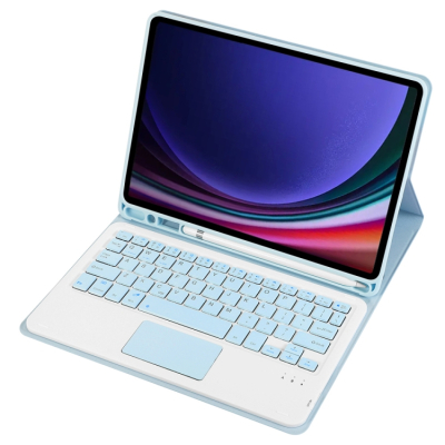 Чохол до планшета BeCover Keyboard+TouchPad Samsung Tab S9 (SM-X710/SM-X716)/S9 FE (SM-X510/SM-X516B) 11.0