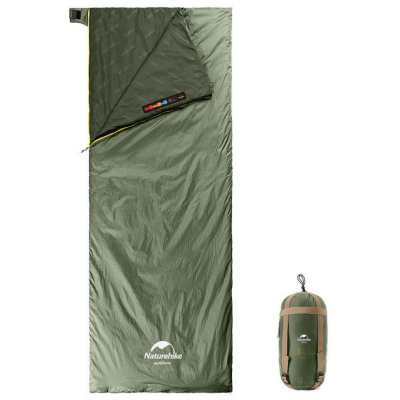 Спальний мішок Naturehike Summer надлегкий LW180 NH21MSD09 L (15C) M Light Green (6927595777930-L)