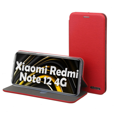 Чохол до мобільного телефона BeCover Exclusive Xiaomi Redmi Note 12 4G Burgundy Red (709057)
