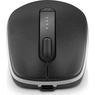 Мишка REAL-EL RM-455W Wireless/Bluetooth Black/Gray (EL123200047)