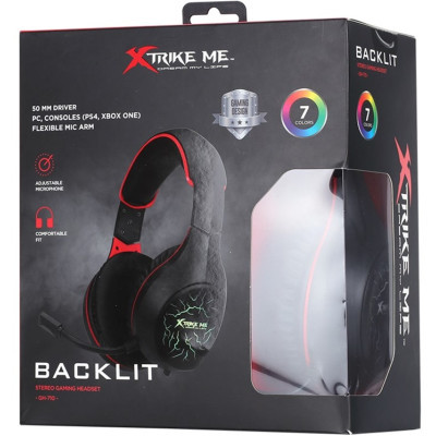 Навушники Xtrike ME GH-710 Rainbow Black (GH-710)