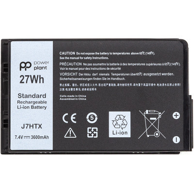 Акумулятор до ноутбука DELL Latitude 12 7202 (J7HTX) 7.4V 3600mAh PowerPlant (NB441945)