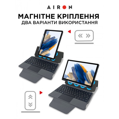 Чохол до планшета AirOn Premium Samsung Galaxy Tab A8 10.5 X200 (2022) with Keyboard (4822352781097)