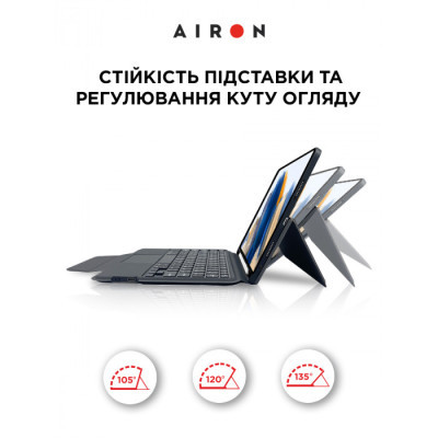 Чохол до планшета AirOn Premium Samsung Galaxy Tab A8 10.5 X200 (2022) with Keyboard (4822352781097)