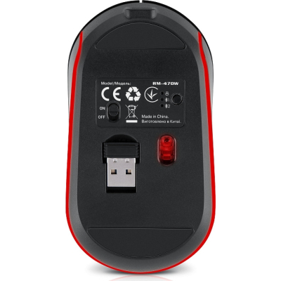 Мишка REAL-EL RM-470W Wireless/Bluetooth Dark Gray (EL123200049)